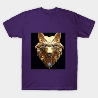 Golden Wolf Jewelry . T-Shirt